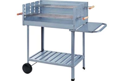 Deluxe Charcoal Rectangle Steel Party BBQ. Deluxe Charcoal Rectangle Steel Party BBQ.